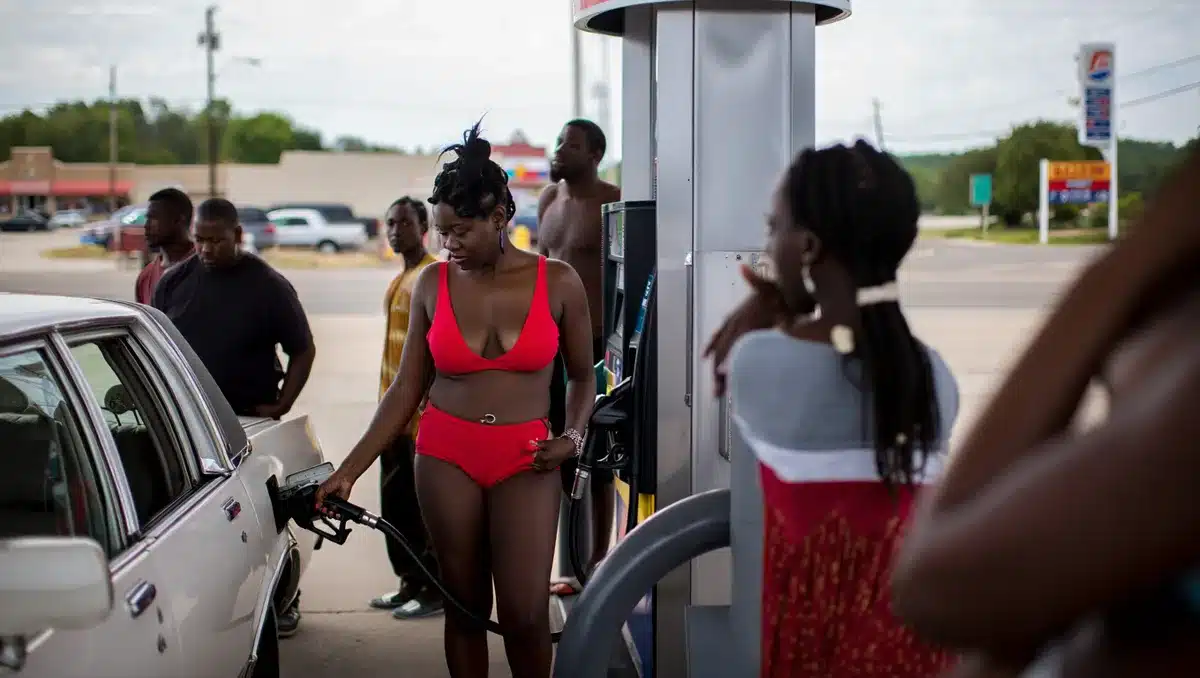 Pourquoi cette campagne a-t-elle attiré tant d'attention? — L'association entre station-service , maillot de bain et gratuité crée un amalgame facile à partager. Les internautes se saisissent de ce mélange pour commenter, critiquer ou applaudir. Les médias locaux ont relayé l'information,