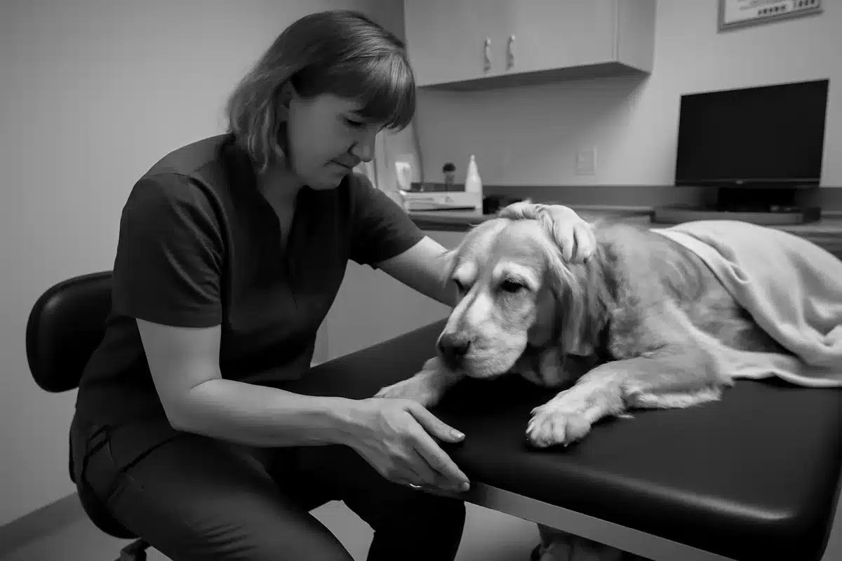 En quoi consistent l'hospice et les soins palliatifs pour animaux? — Les soins palliatifs visent à réduire la douleur et à préserver la dignité de l’animal sans chercher à guérir une maladie terminale. Ces prises en charge peuvent mêler médicaments, réajustement