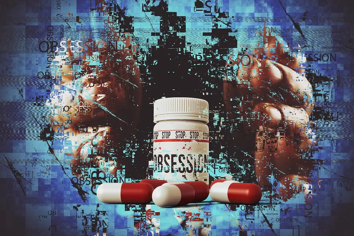 Schéma simplifié du cerveau montrant les circuits de la récompense liés à l'addiction